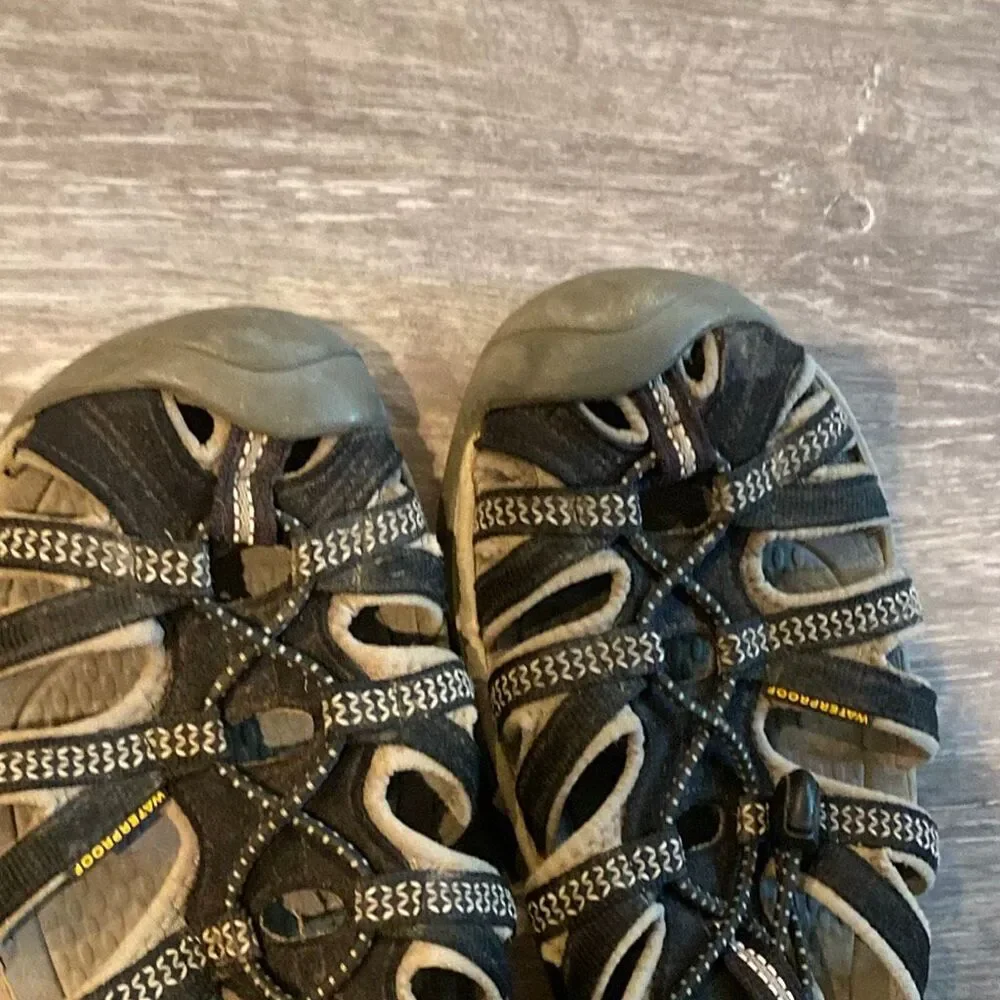 KEEN Newport H2 Waterproof Sandals Women’s Size 9.5 Black Gray Outdoor Hiking Wa